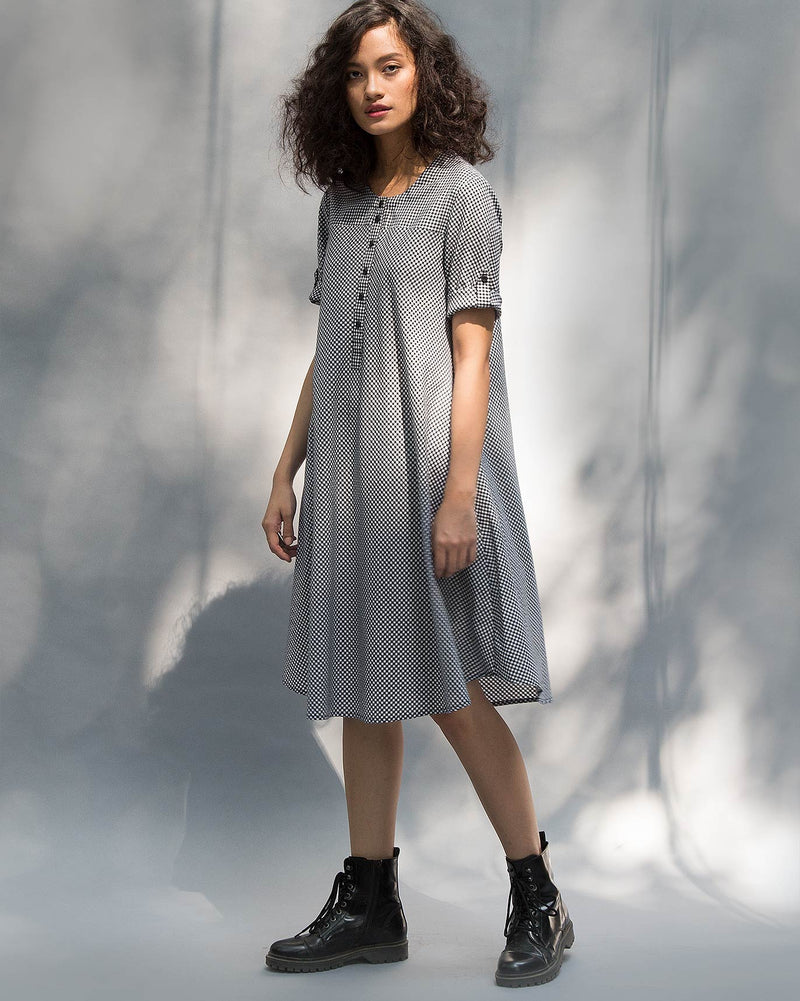 Wear Everywhere Kurta - Black & White