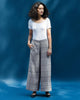 Wide Leg Culotte - White & Black