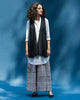 Wide Leg Culotte - White & Black