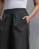 Wide Leg Culotte- Black & White