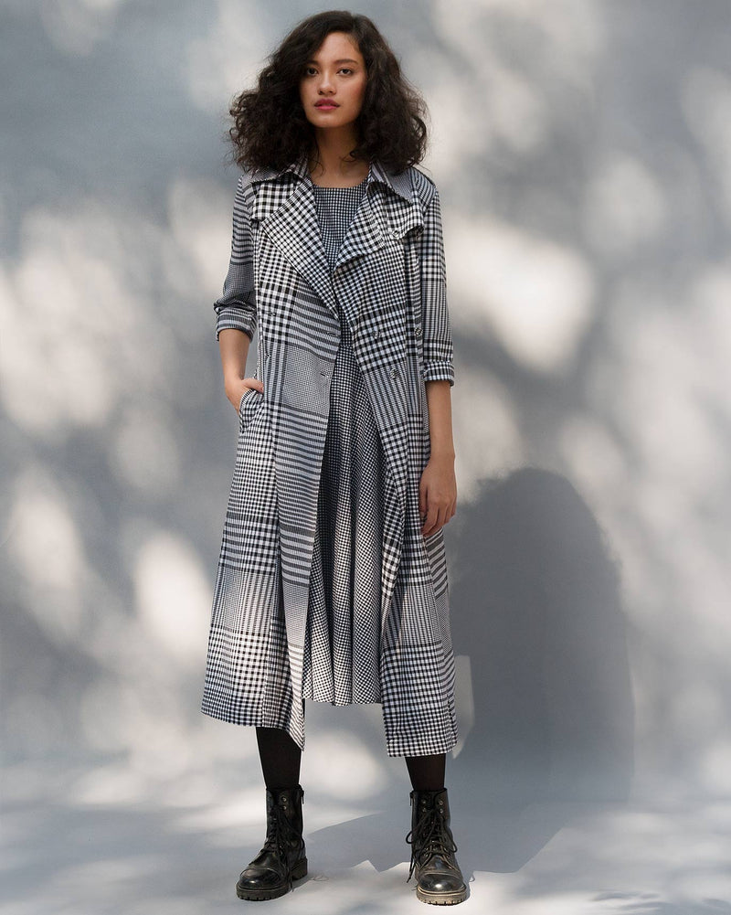 Yoroi Dress - Black & White