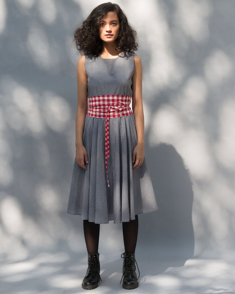 Yoroi Dress - Black & White