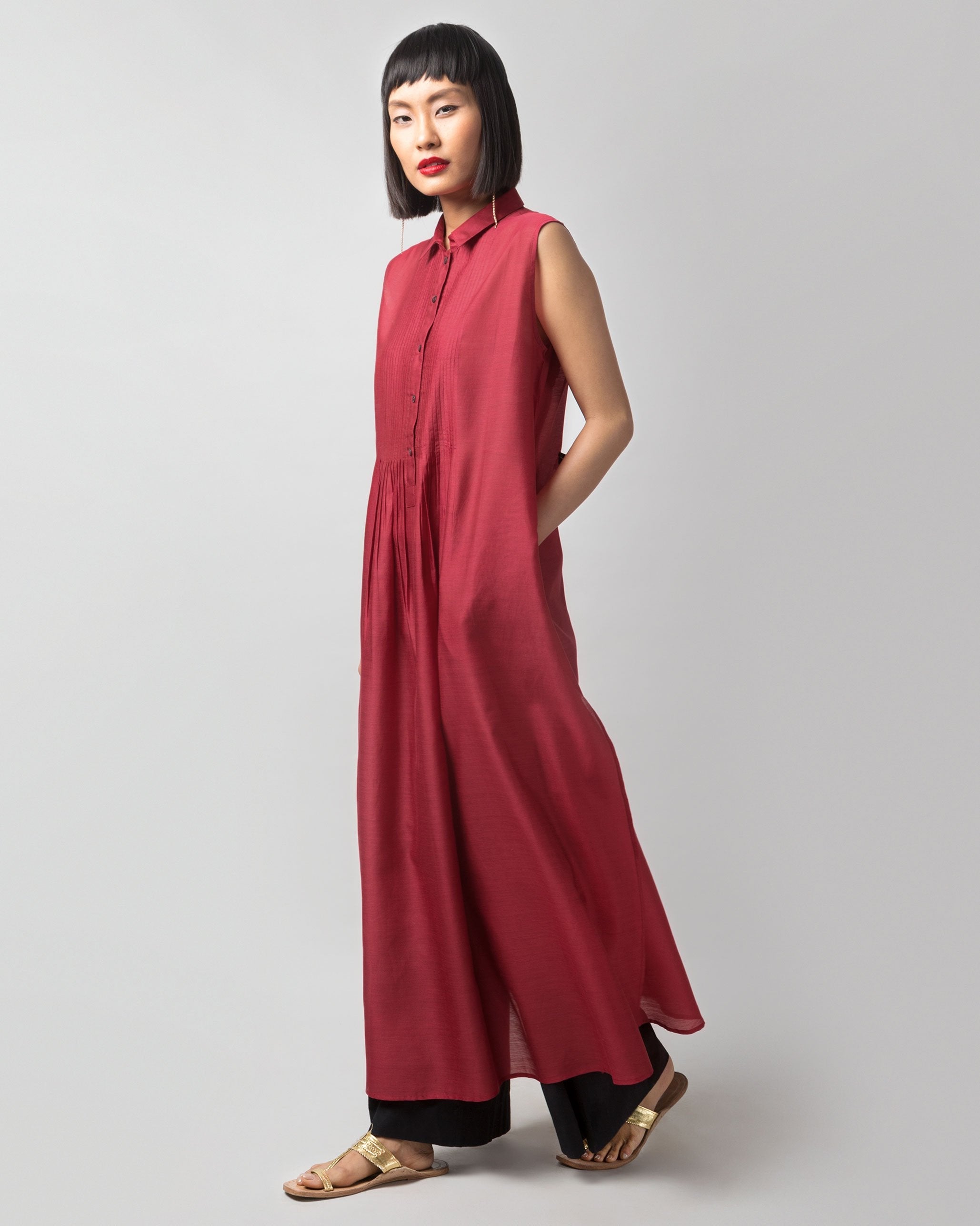Summer Fun Kurta - Red