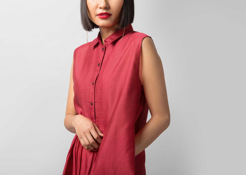 Summer Fun Kurta - Red