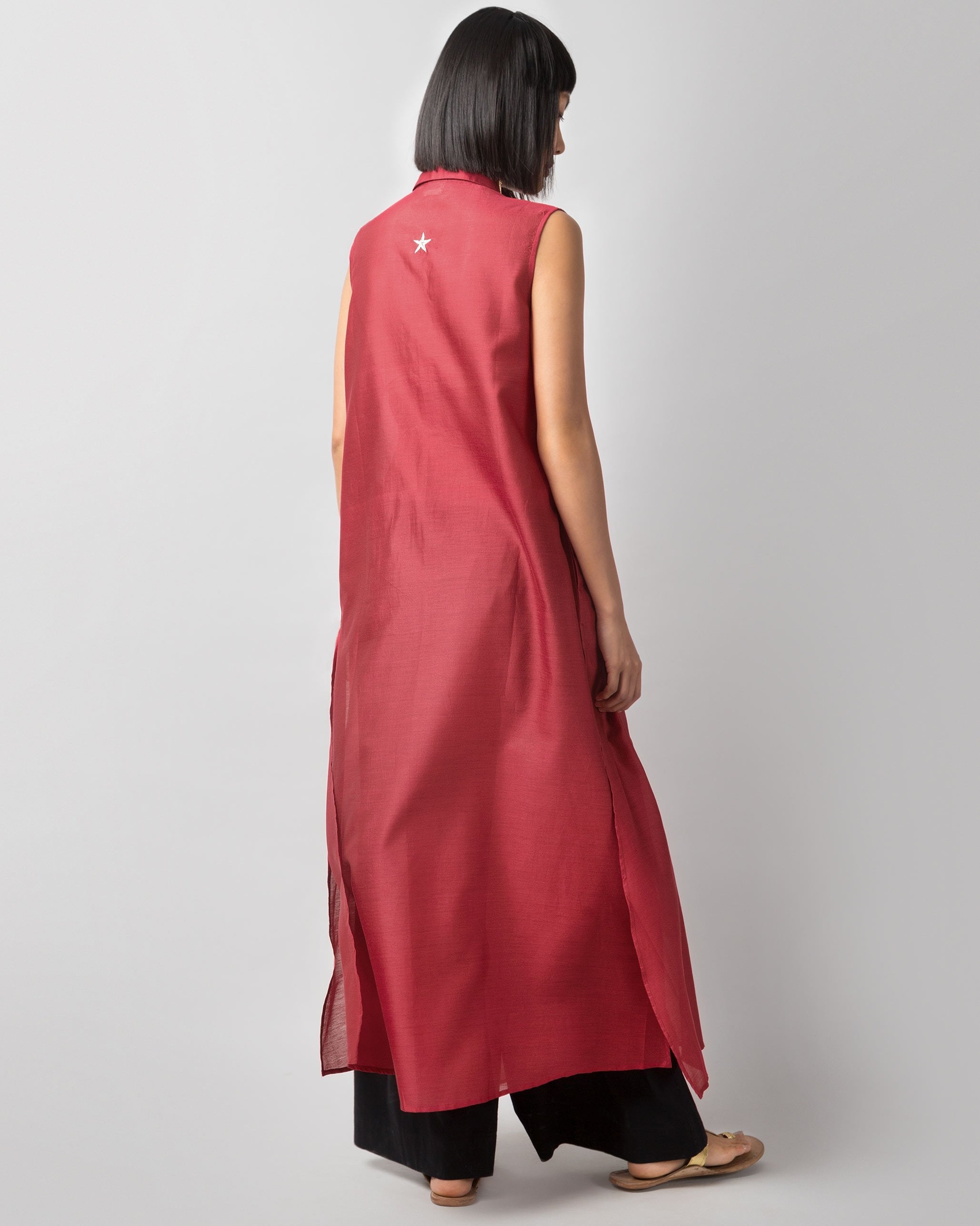 Summer Fun Kurta - Red