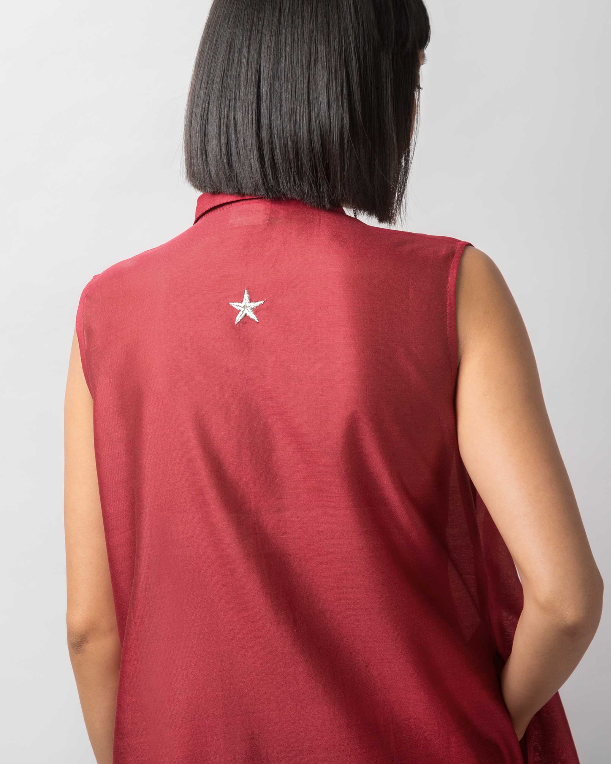 Summer Fun Kurta - Red