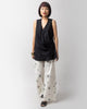 Wrap-front Top - Black