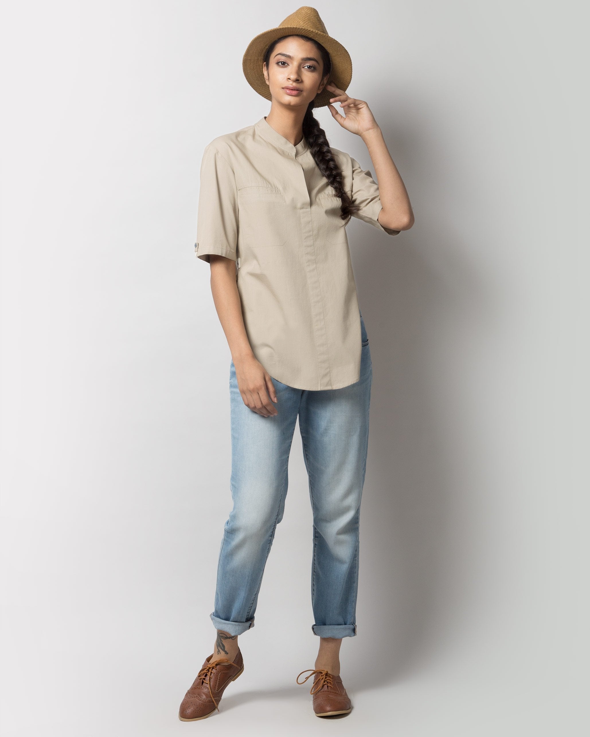 Tylee Top - Silver Sage