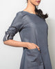 The Drapey Tunic - Sapphire