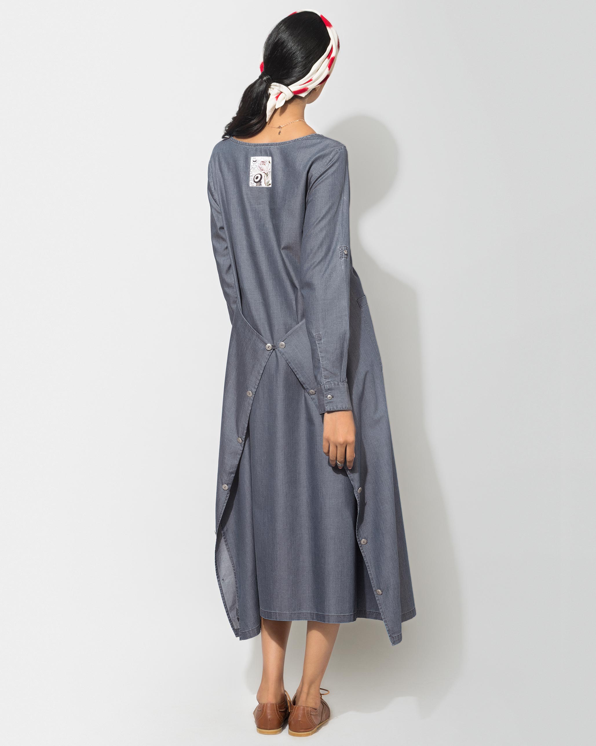 The Drapey Tunic - Sapphire