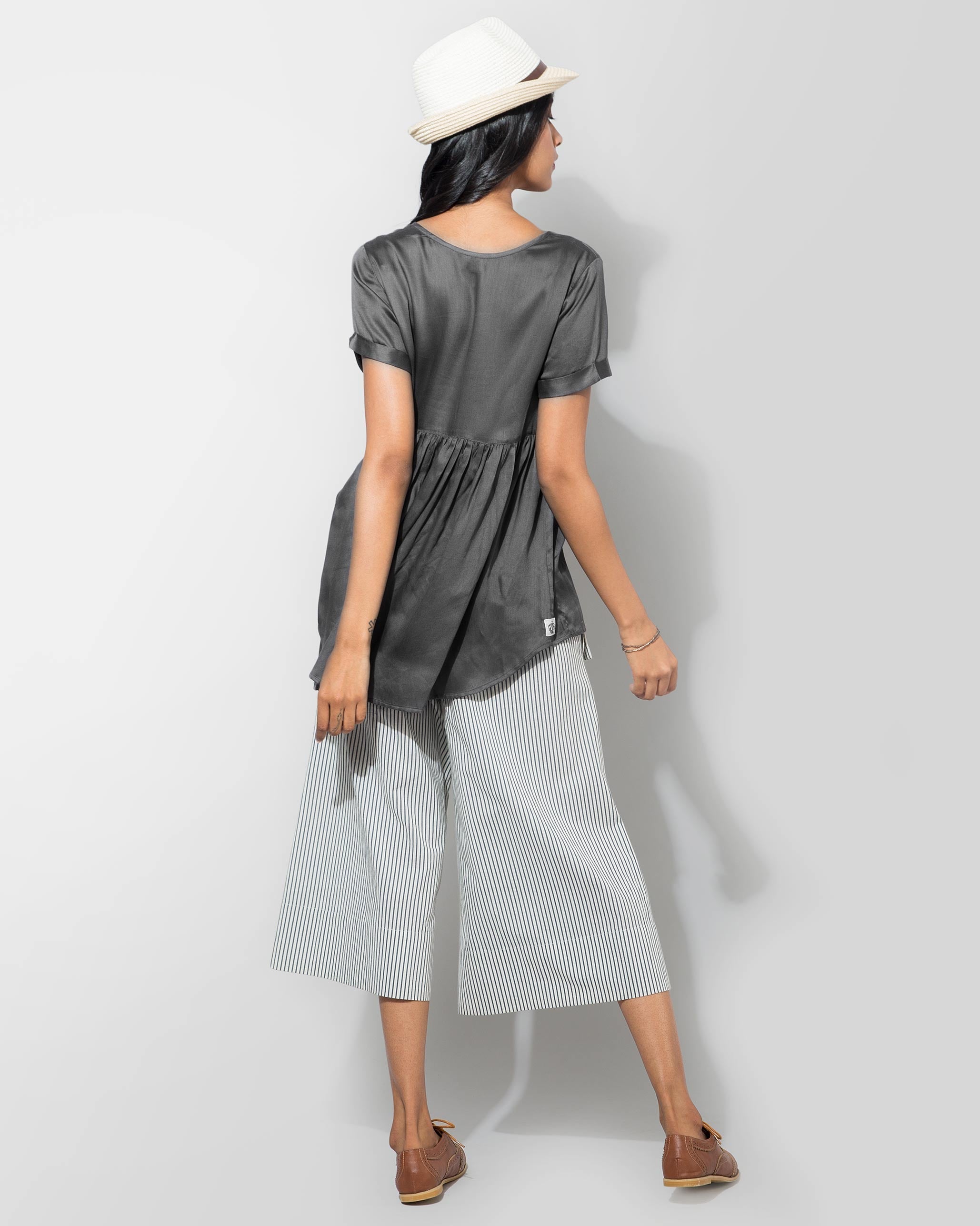 Sabi Sand Top - Charcoal