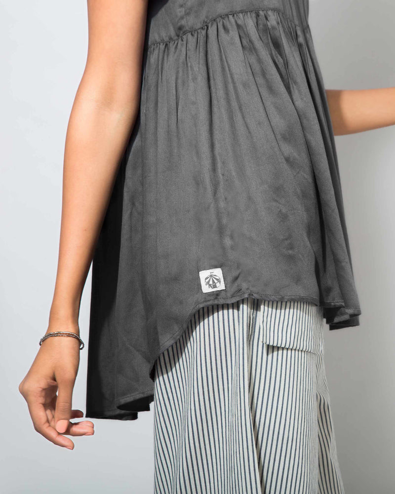 Sabi Sand Top - Charcoal