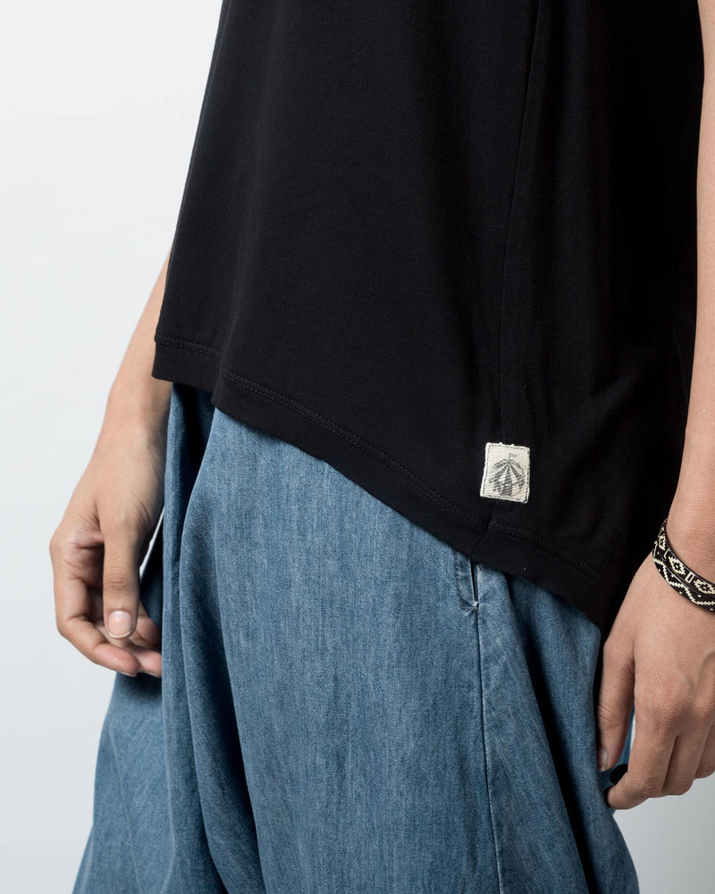 Ukiyo Racerback Tank - Black