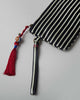 Stripes Pouch - Black & Ivory