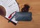 Stripes Pouch - Black & Aqua