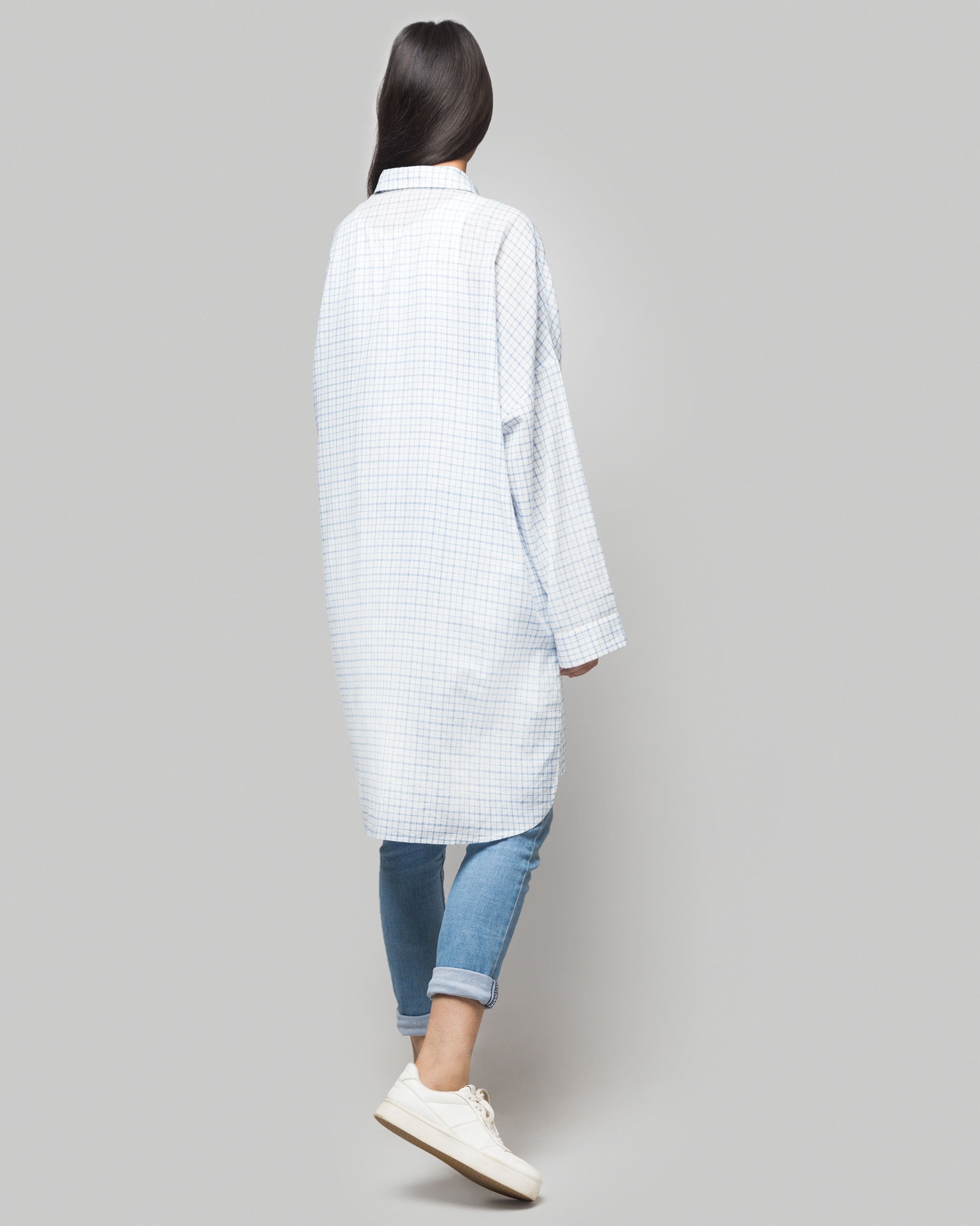 Umi Check Shirtdress
