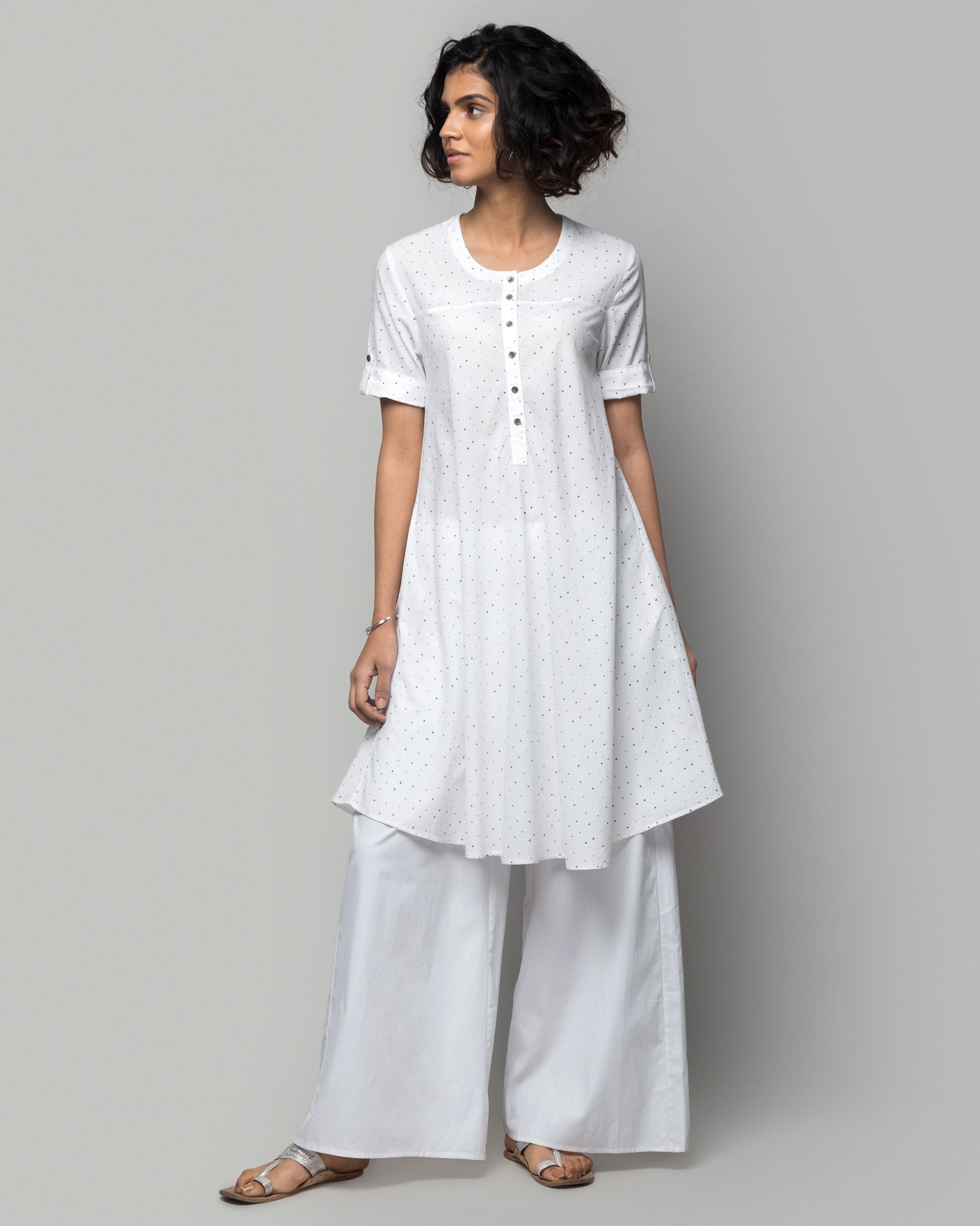 Wear Everywhere Dotted Kurta