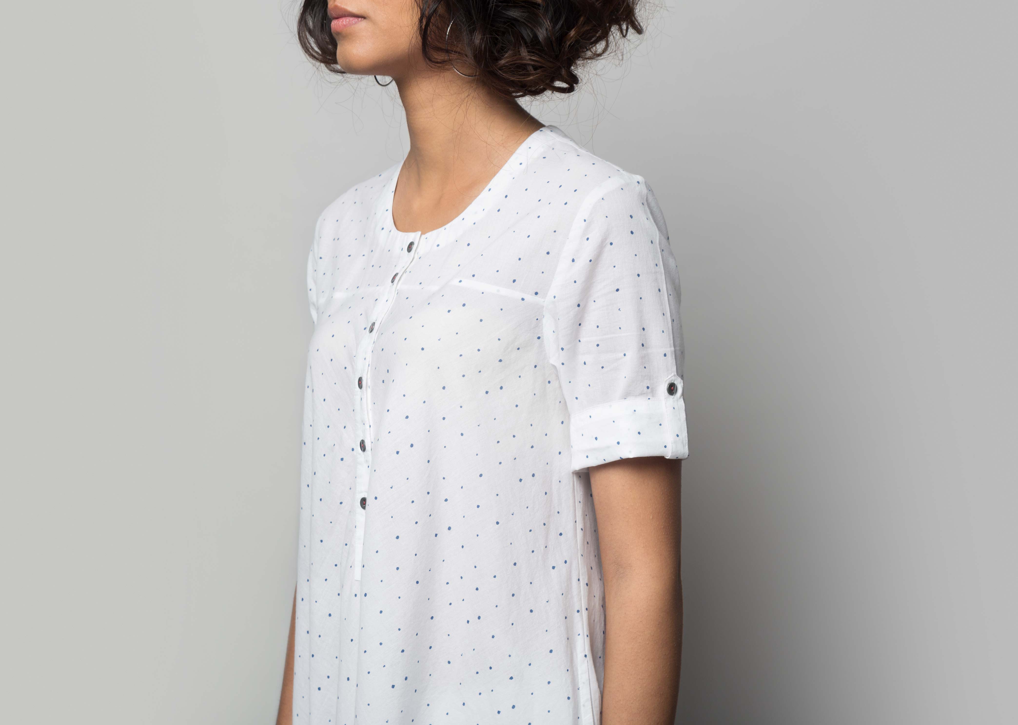 Wear Everywhere Dotted Kurta