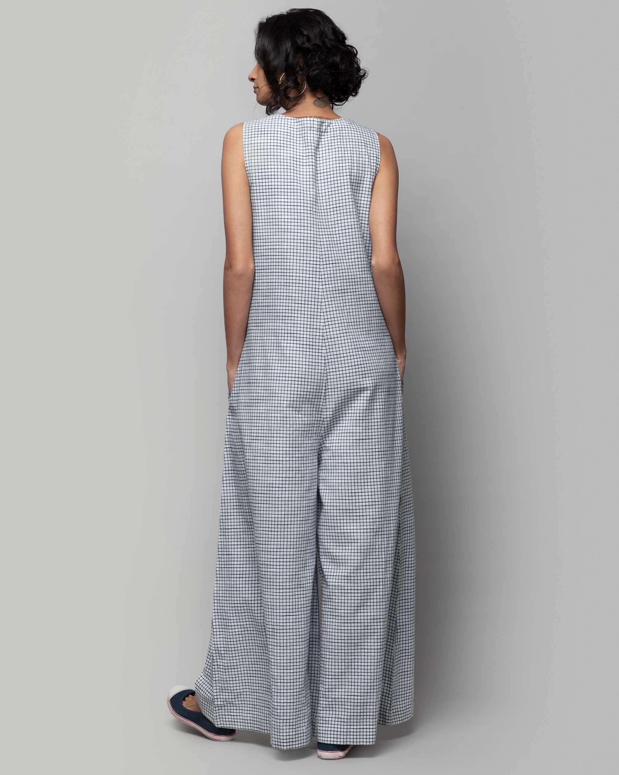 Terado Check Jumpsuit