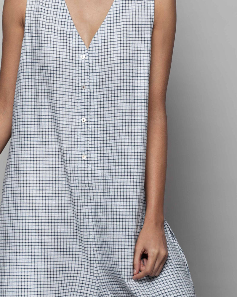 Terado Check Jumpsuit