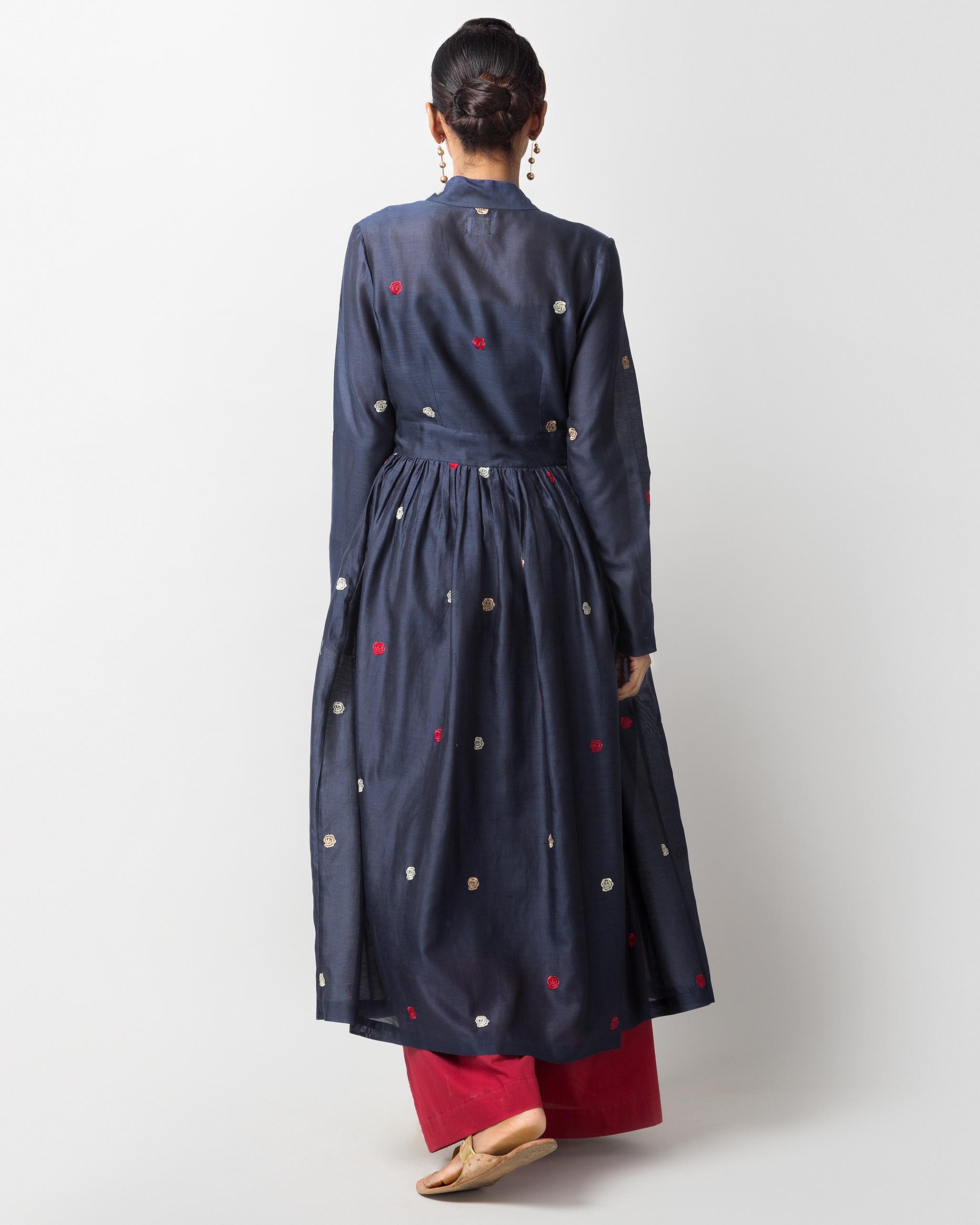 Wrap Kurta - Blue