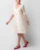 V-Neck Shift Dress - Ivory