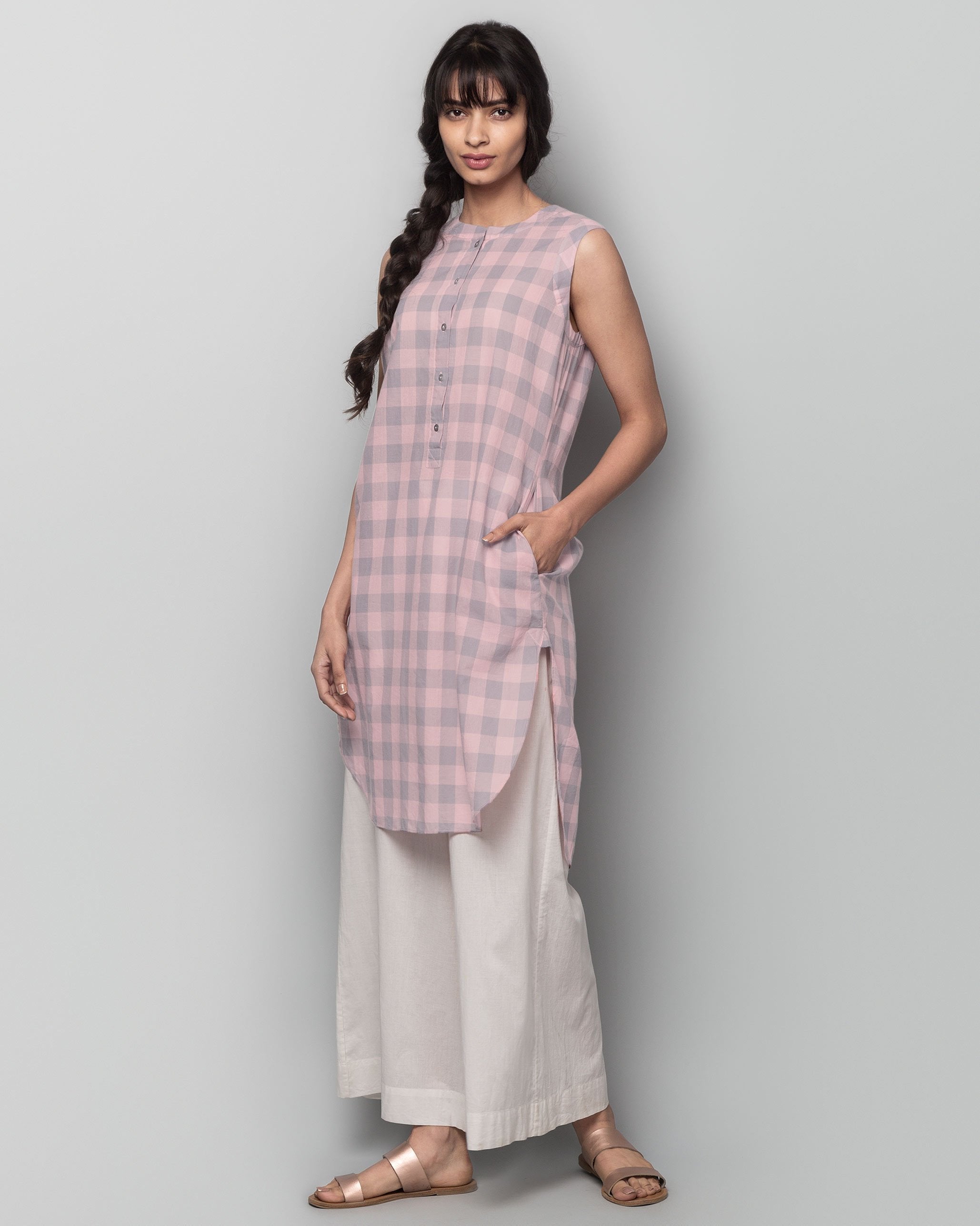 Studio Check Tunic