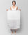 Set It Straight Scarf - Grey & White