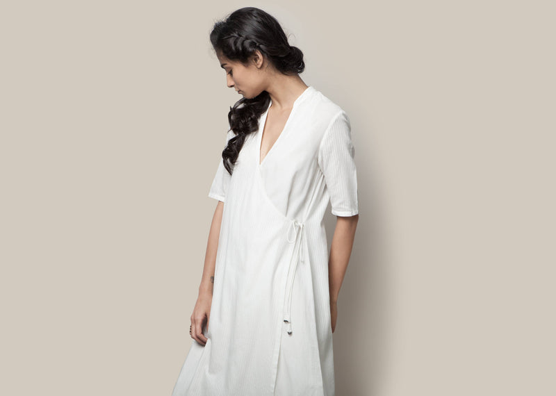 Wrap Kurta - Ivory
