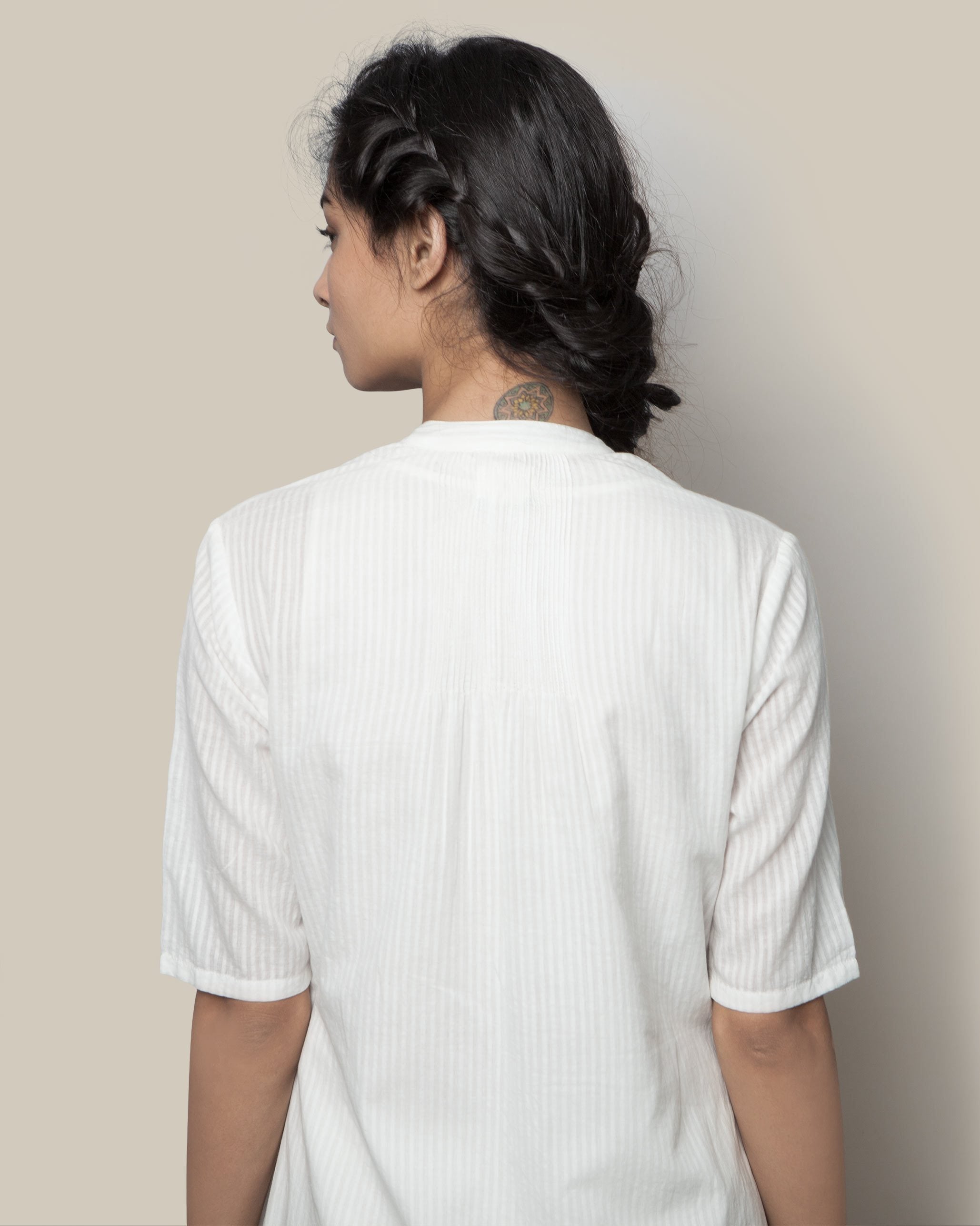 Wrap Kurta - Ivory