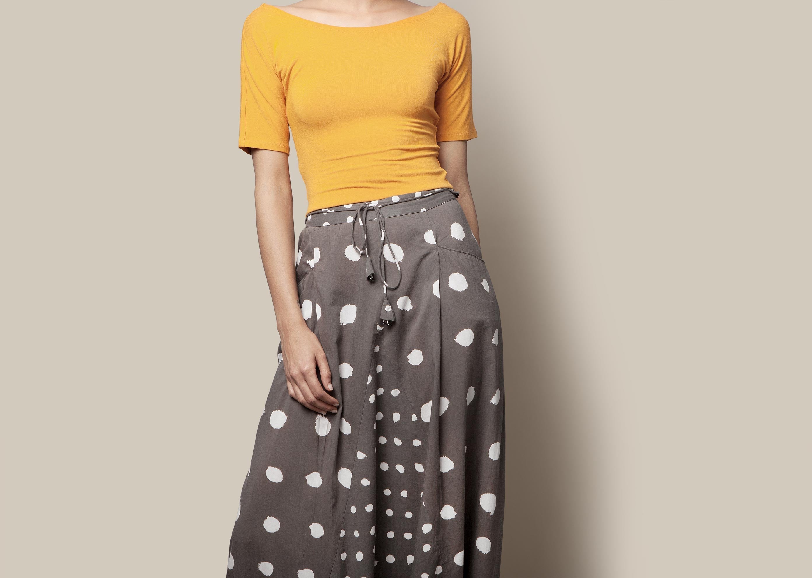 Slouchy Polka Trousers