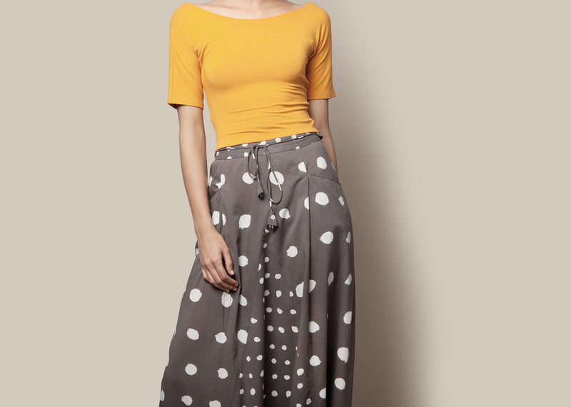 Slouchy Polka Trousers