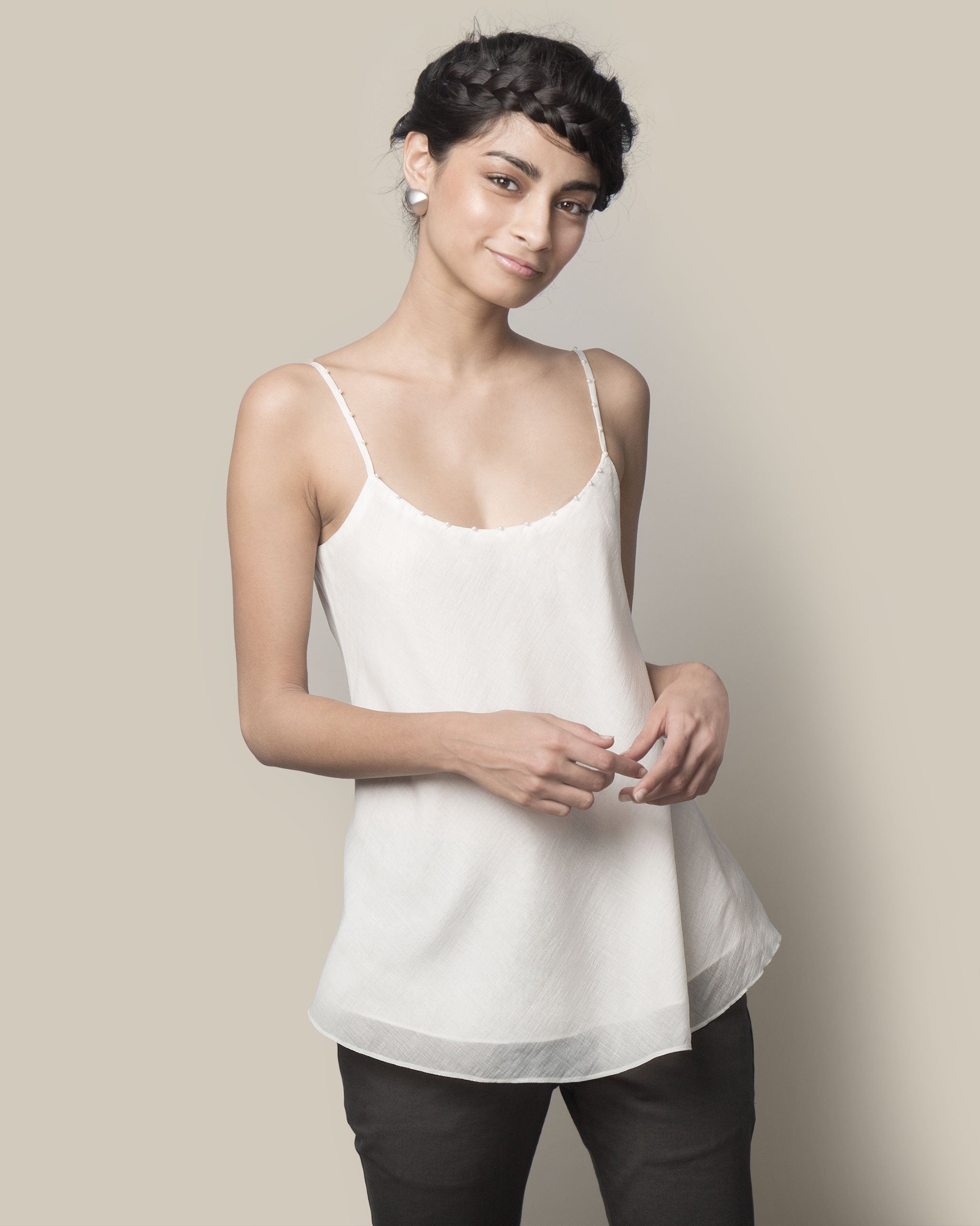 Silk Camisole - Ivory