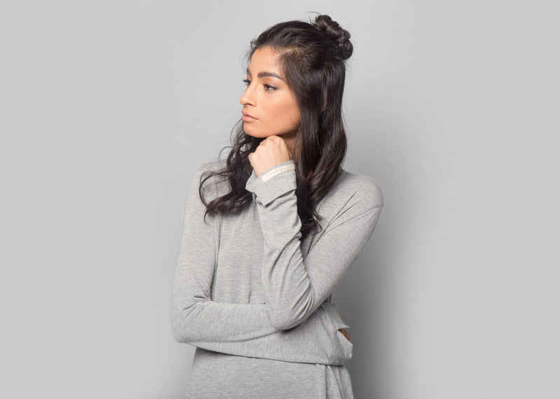 Shibui Short Kurta - Soft Grey