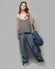 Ukiyo Racerback Tank - Grey