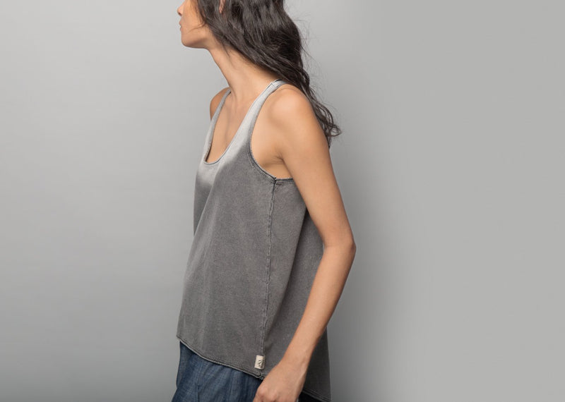 Ukiyo Racerback Tank - Grey