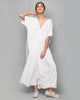 V-Neck Kaftan - White