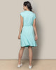 Wrap Dress - Aqua