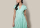 Wrap Dress - Aqua