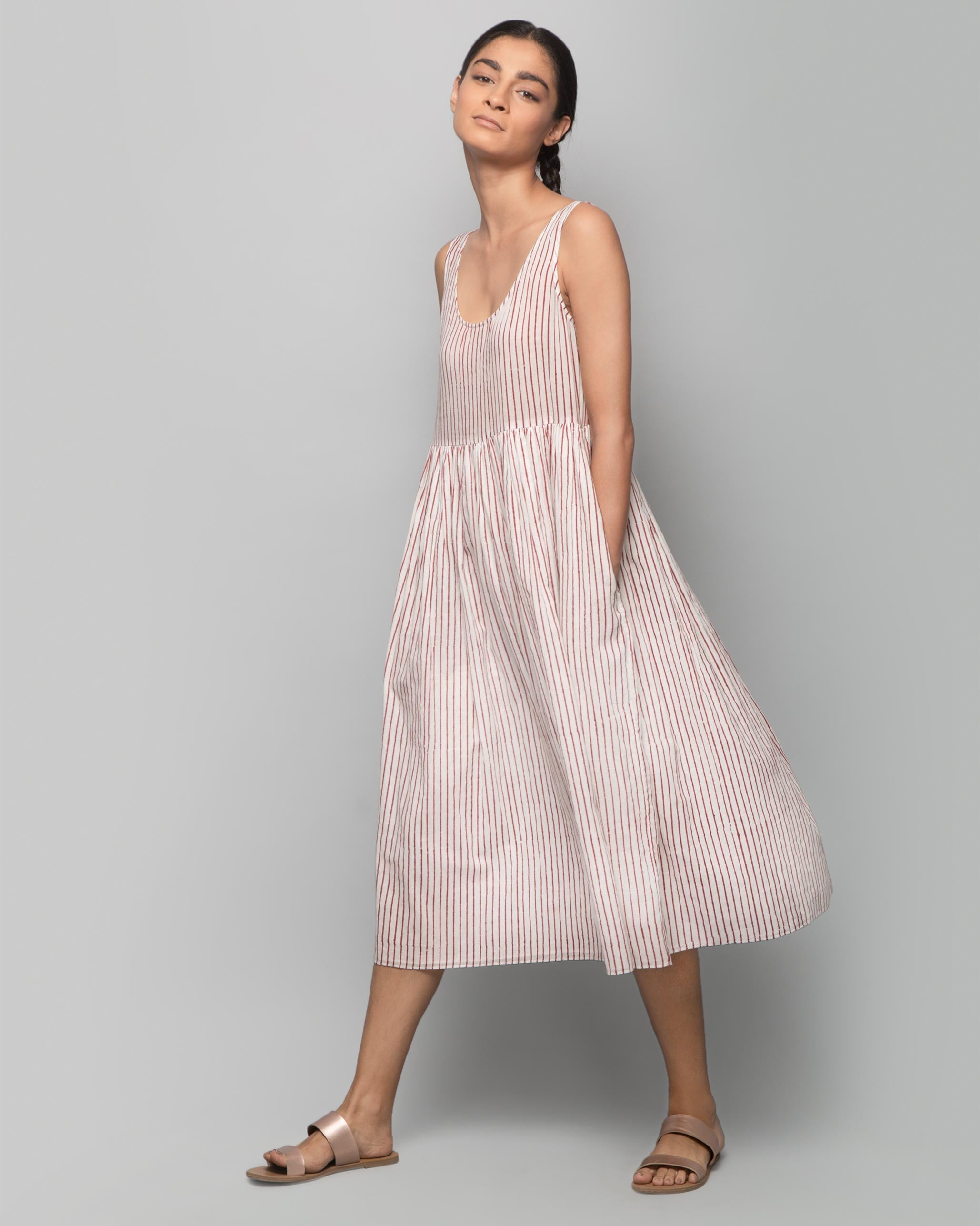 Red Stripe Dress