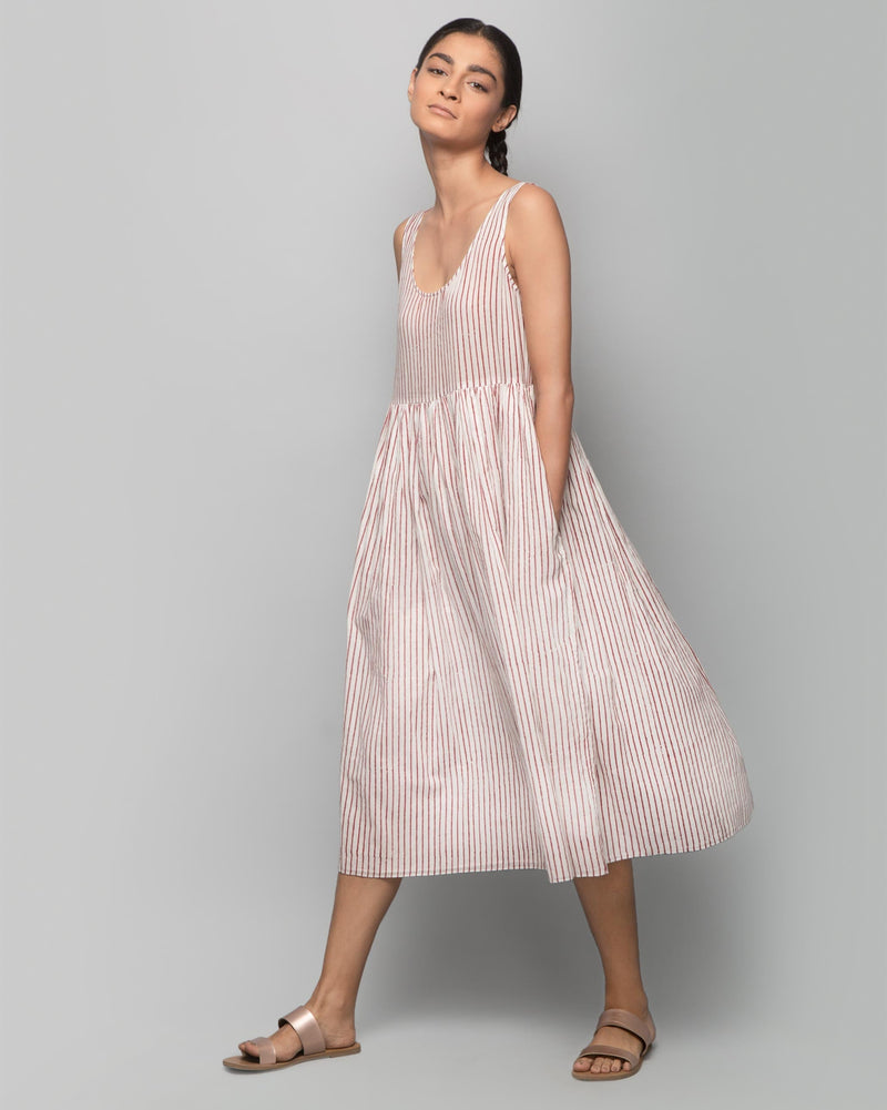 Red Stripe Dress