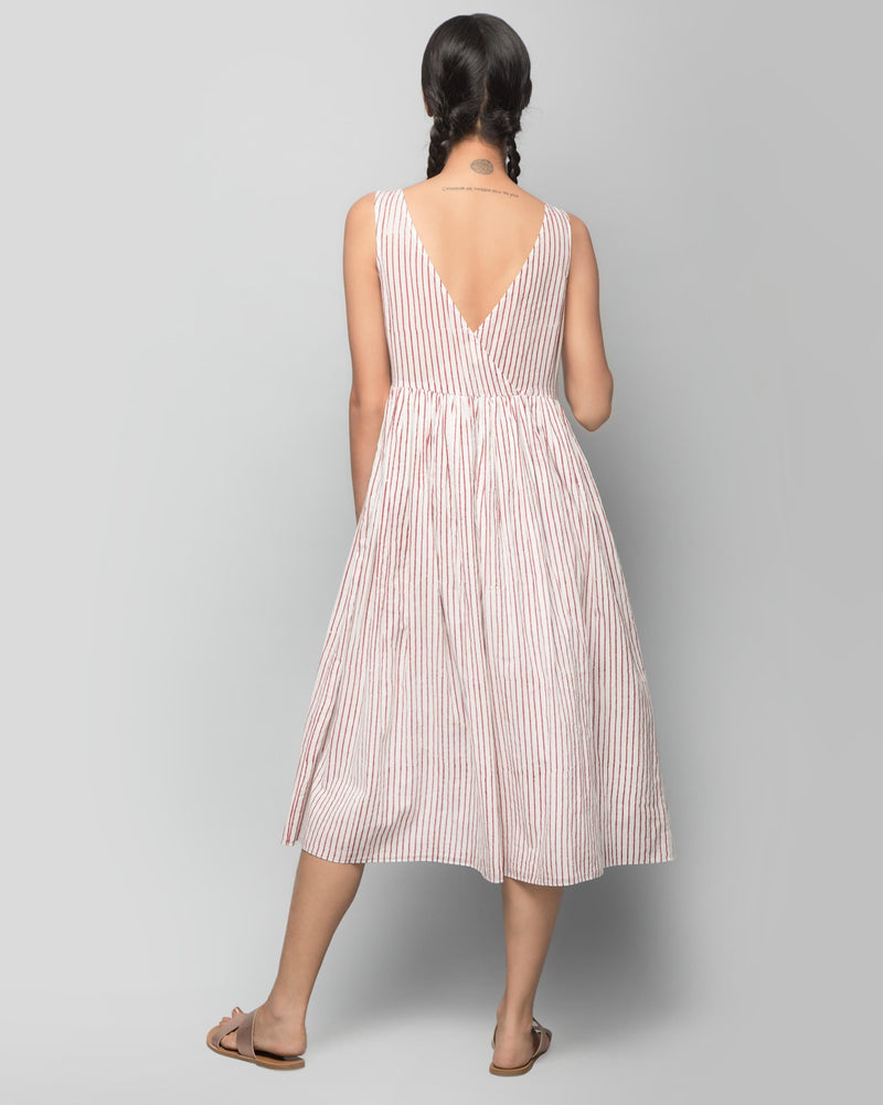 Red Stripe Dress