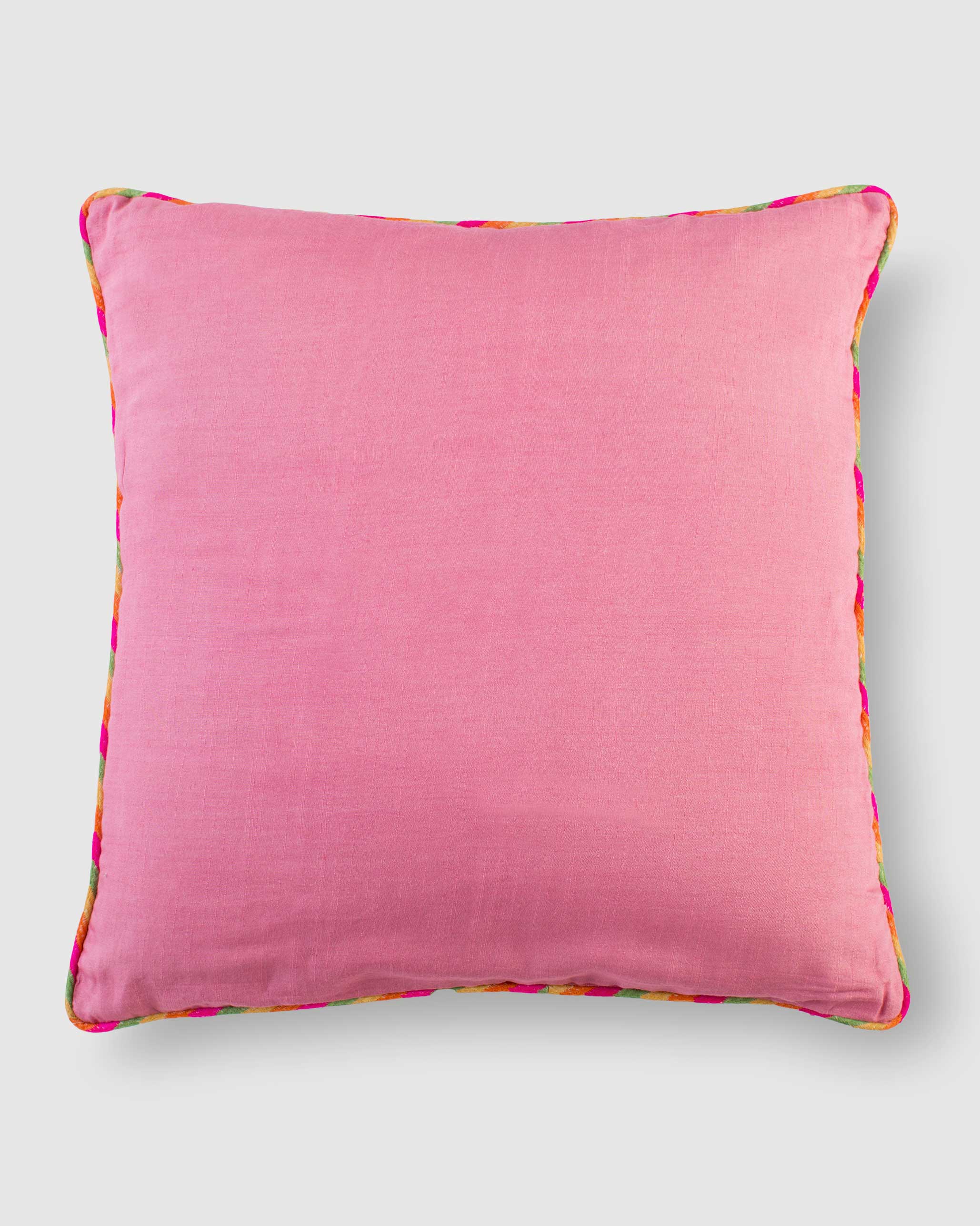 Tussar Cushion Cover - Blush