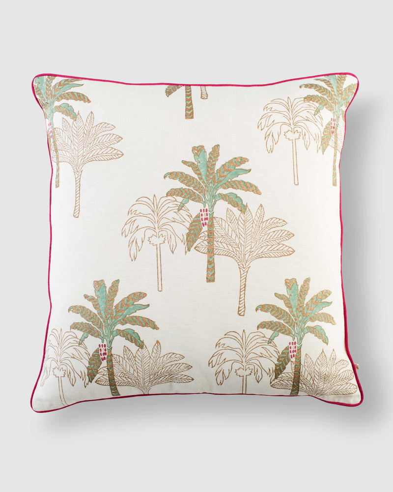 Shimmer Palm Cushion Cover