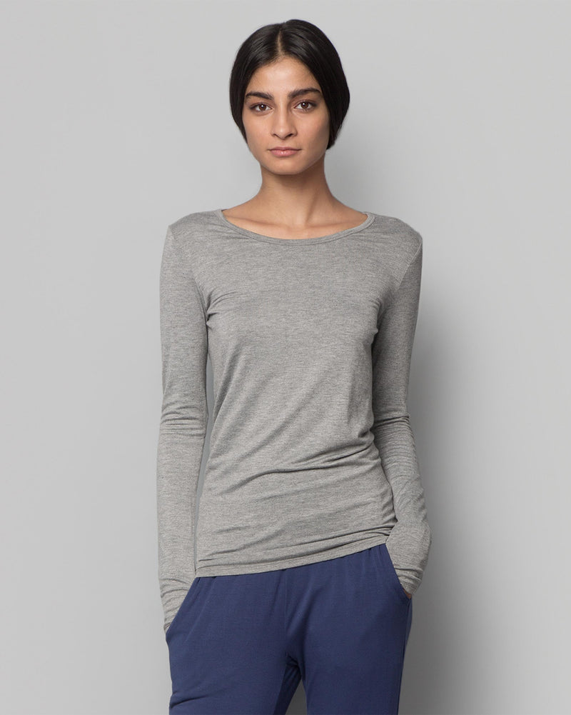 Ukiyo Long Sleeve Tee - Soft Grey