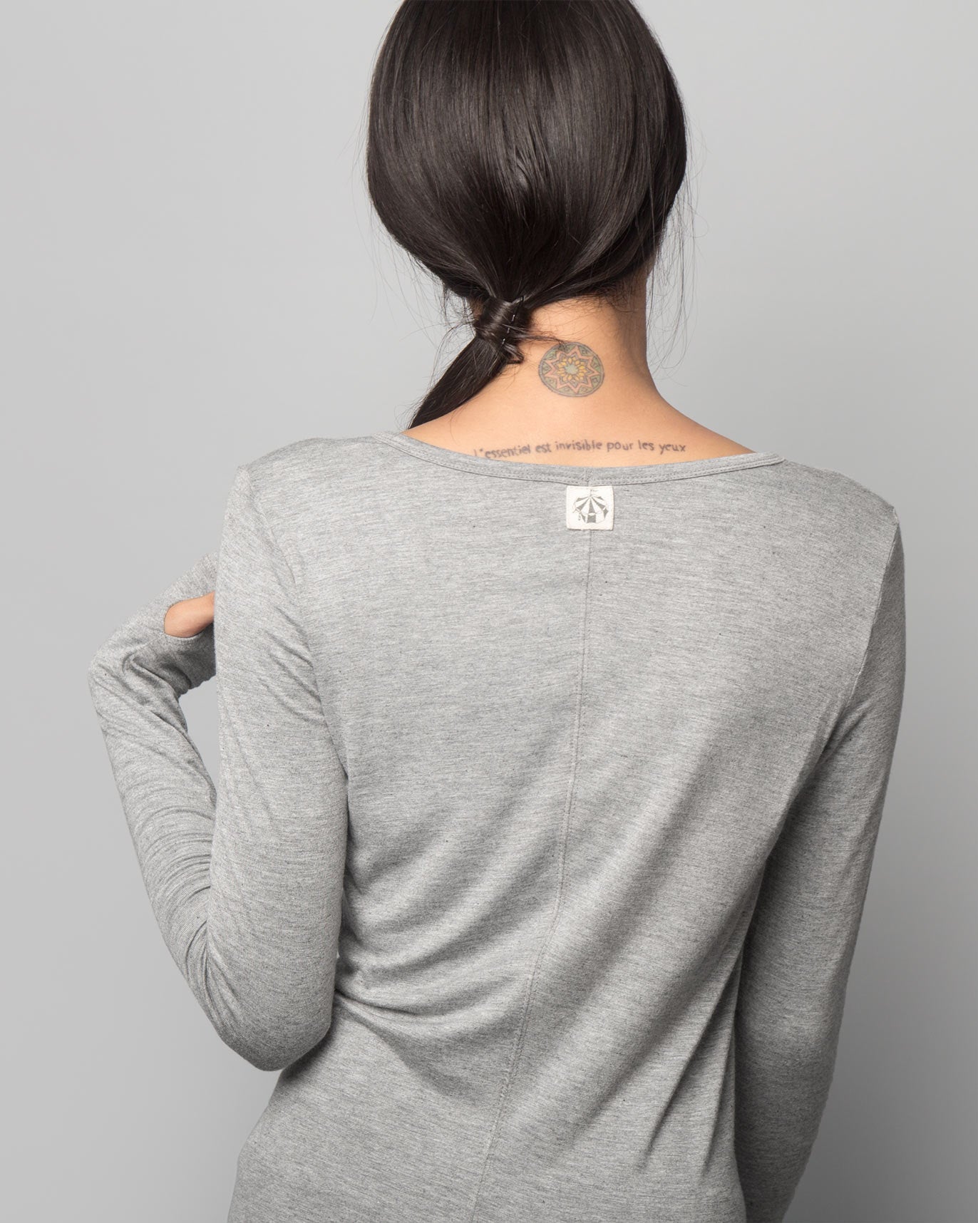 Ukiyo Long Sleeve Tee - Soft Grey