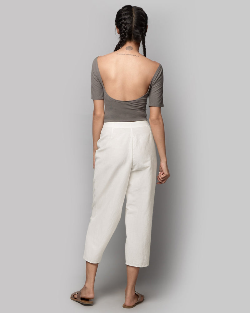 Wren Narrow-ankle Pants - Ivory