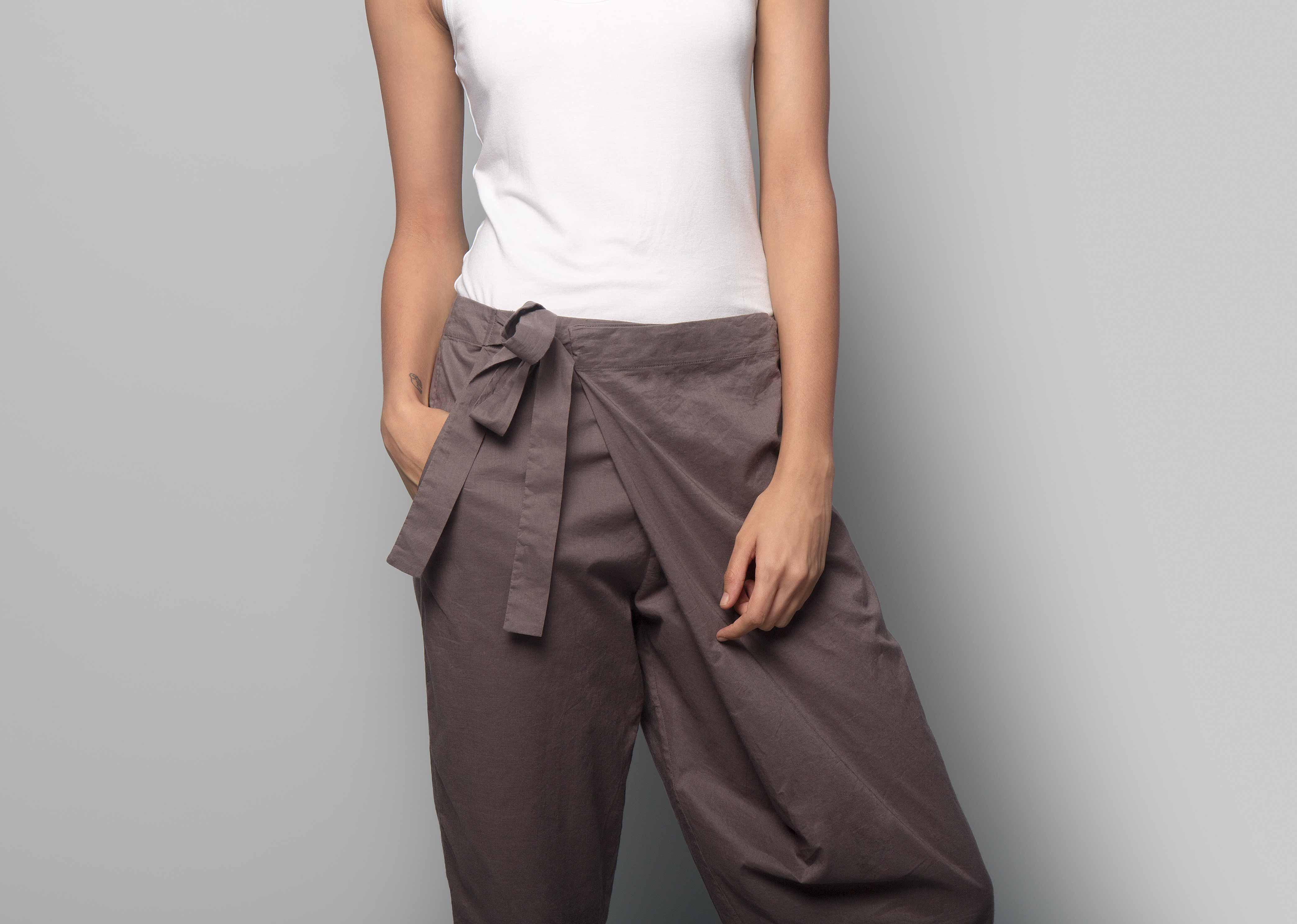 Wren Narrow-ankle Pants - Charcoal