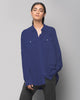 Ukiyo Cotton Silk Shirt - Indigo