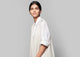 Victoria Sleeveless Wrap - Ivory